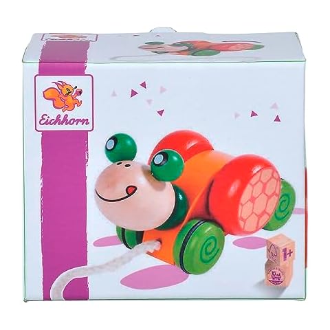 Eichhorn Turtle Pull Along Toy for Toddlers Cover