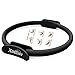 Xueliee Anello di resistenza -Circle Attrezzo Per Allenamento Pilates, Unisex (Black 38cm)