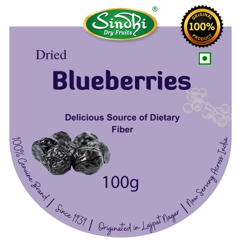 Image of Sindhi Dry Fruits Dehydrated Blueberries (100 GMS)