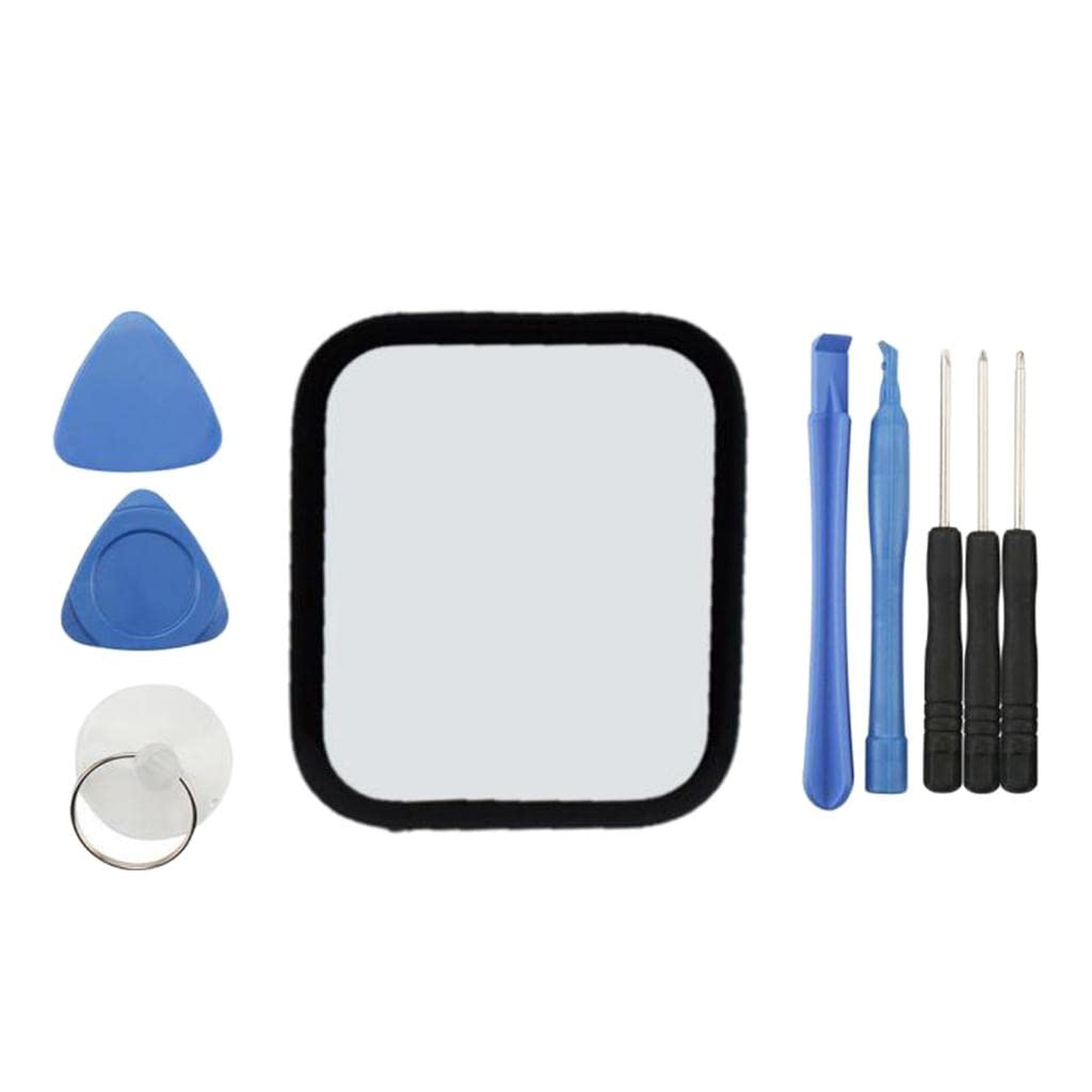 Lente Frontal Externa para Reloj Repuesto de Cristal Exterior para Pantalla Kit Separador de Vidrio Frontal Pieza de Sustitución para Pantalla de, 44mm