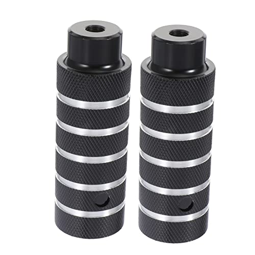 JUMPLAWN 1Pair Aluminum Alloy Pegs for Bikes Skid Rear Foot Pedals Durable Compact Design for Cycling and Riding Fit for Front and Rear Axles