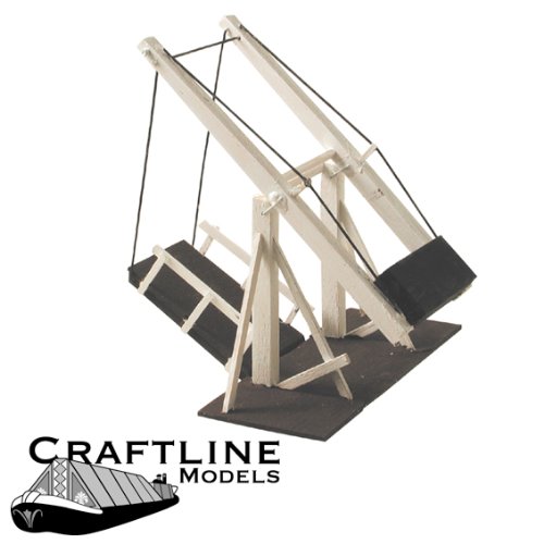 Craftline Models - Manually Operated Wooden Lift Bridge - OO Gauge Model Kit