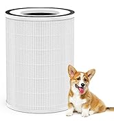 Afloia Washable & Removable Pet Replacement Filter, 360&deg; 3-Stage Filtration, Compatible with KILO...
