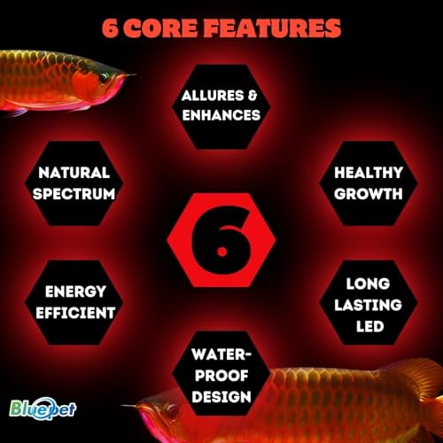 Image of Bluepet BL-S150 Colour Booster Submersible LED Light for Aquarium Fish Tank | Enhances Fish Colours & Mimics Natural Sunlight | Durable & Energy Efficient Design. (150cm)
