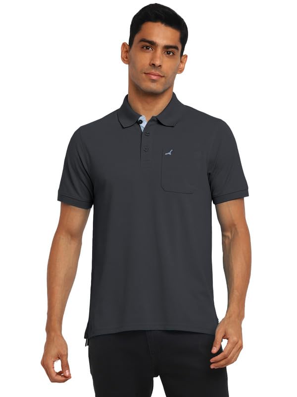 Image of AMERICAN CREW Polo Collar T-Shirt for Men with Pocket