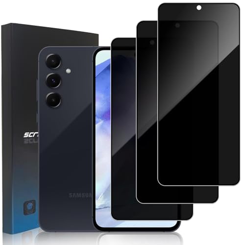 Film protection écran Samsung Galaxy A55 5G verre trempé anti espion complet