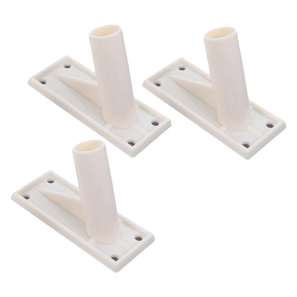 Beaupretty Flag Pole Bracket Metal Wall Mounted 4.3 X 2.8 X 2 Inches Sturdy Windproof Holder for Outdoor Garden Seasonal Flags