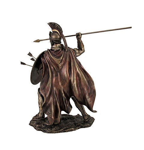 Veronese Design King Leonidas Greek Warrior Of Sparta Bronze Finish Statue #TOP3