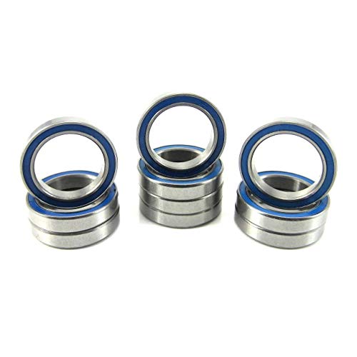15x21x4mm TRB RC Precision Ball Bearings ABEC 3 Rubber Seals (10) 6702-2RS-BU