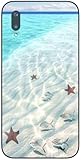 PENKEE Compatible with Samsung Galaxy A02 Case Beach 929 Shockproof Shell Design Soft Slim Thin Silicone Phone Case Black