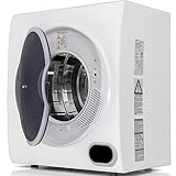 Deco Home 1400W Front Load Laundry Tumble Dryer Machine with Stainless Steel Tub, 4 Drying Programs, Automatic Humidity Sensor, LCD Touch Panel, Exhaust Pipe