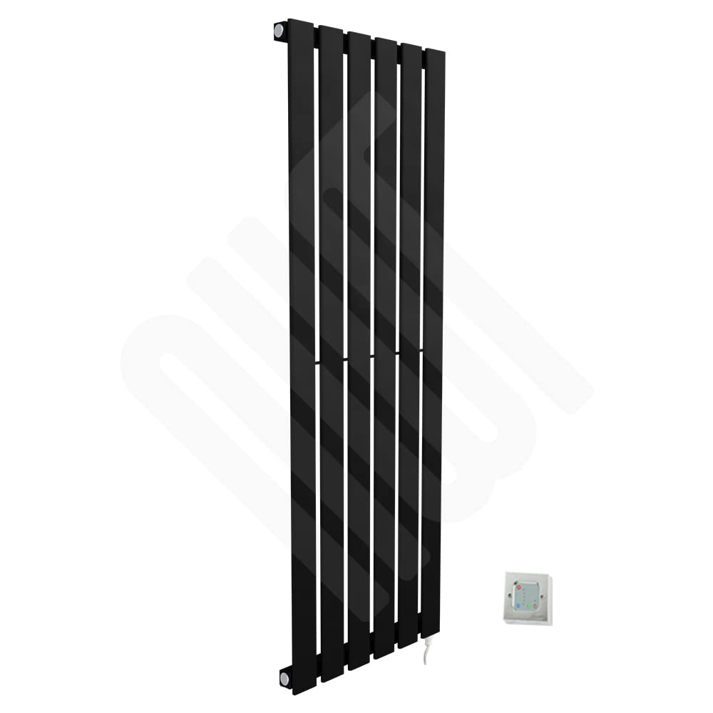 Corwen Black Electric Vertical Radiators - PRE FILLED - 440mm (w) x 1250mm  (h) Corwen Black - 600W : Amazon.co.uk: DIY u0026 Tools