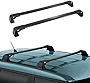 Partol Roof Rack Cross Bars for KIA Soul 2014 2015 2016 2017 2018 2019, Aluminum Roof Rail Luggage Rack Cargo Carrier for Snowboard Canoe Kayak Bike