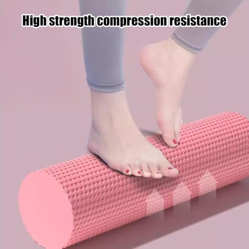 Rodillo de espuma sólida de alta densidad para masaje muscular profundo - Columna premium para yoga y fisioterapia - Herramienta portátil para tonificación corporal, fitness y recuperación miniatura 3