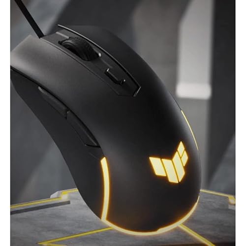 TUF Gaming M3 Gen II Mouse da gioco, cablato, 59 g leggero, IP56 resistenza alla polvere e all'acqua, protezione antibatterica, sensore ottico 8K DPI, 6 pulsanti programmabili, piedini per mouse - Mouse gaming - Immagine 1