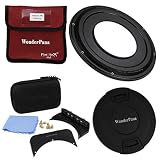 WonderPana FreeArc 77mm Step-Up Ring Kit from Fotodiox Pro, Anodized Black Metal Aluminum Step Up Ri