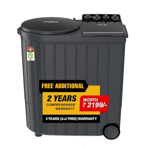 Image of Whirlpool 11Kg Semi-Automatic Top Loading Washing Machine (Ace XL 11, Graphite Grey (10YR)
