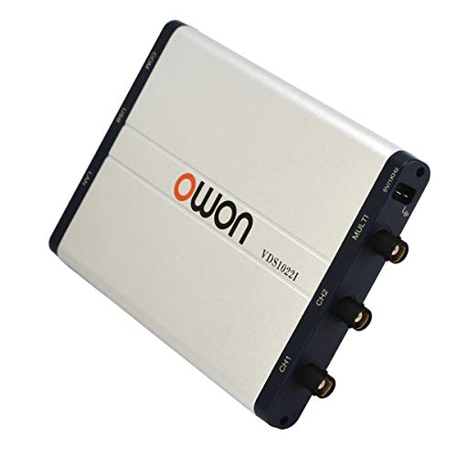 Owon VDS1022I USB PC Oscilloscope, MIT USB Isolation, 25 MHz