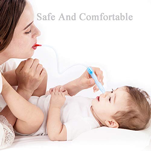 Baby Nasal Aspirator with 24 Filters,Snot Sucker Infant Premium Mucus Aspirator,Mouth Suction Nasal Congestion Relief for Toddlers,Fast and Safe,Baby Shower Gift and Registry Essential - Thumbnail 7