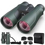 15 x 56 HD Binoculars for Adults, Aurosports Large View Binoculars with Clear Low Light Vision, Lightweight, Easy Focus, Bird Watching, Hunting, Hiking, Cruise, Travel, Green