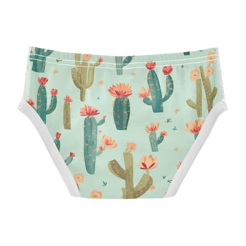 KLL Western Cactus Plant Plants Sage Toddler Boys' Cotton Underwear Breathable Children Panties2