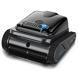 OUCAXIA Y50S Robotic Pool Cleaner, Upgraded Motor, Powerful Wall-Climbing with Scrubber Brushes, Smart Path Navigation, Cordless Pool Vacuum for Inground Pools up to 2000 Sq.ft