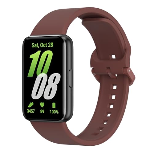 Image of Tobfit Strap Compatible for Samsung Galaxy Fit 3 (Watch Not Included), Flexible Premium Adjustable Watch Band for Galaxy Fit3 2024 SM-R390 Men & Women