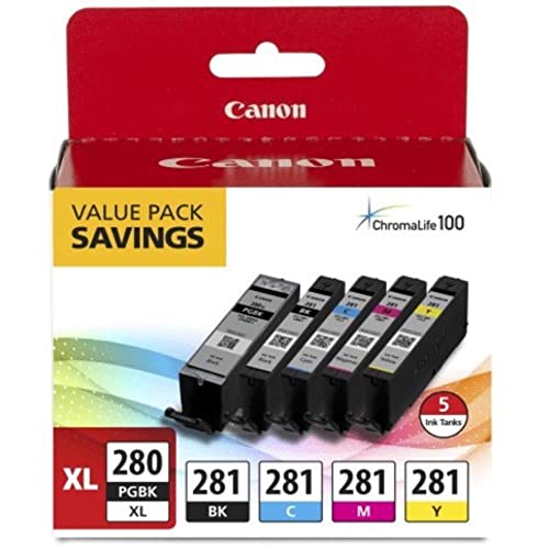 Canon 2021C007 Pgi-280Xl/Cli-281 5 Color Pack Compatible To Tr8520 thumb #3