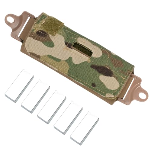 Lpoip Nvg Counterweight?Tactical Helmet Accessories?Helmet Counterbalance Weight Bag for Fast BJ PJ MH Tactical Helmets (Mud Camouflage)
