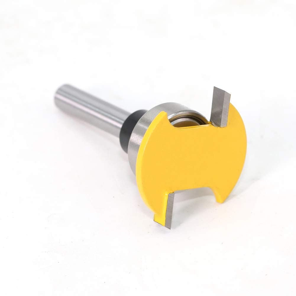 2pcs 6mm Tige Biscuit Routeur Professionnel Outils De Coupeur À Bois Fraise Set
