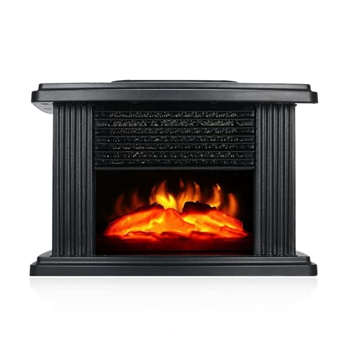 Calentador Eléctrico Portátil For Chimenea, El Más Alto Estándar De Seguridad Y Ventilador Calefactor Súper Silencioso For El Hogar Y La Oficina, Seguro Contra Sobrecalentamiento FáCil De Usar