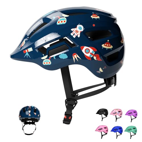 XJD Casco Bicicleta Niño Casco de Ciclismo Ajustable Casco Patines para Niños Niñas de 2 a 8 Años Casco Infantil con Certificación CE para Scooter Rollerskate y Ciclismo Otros Múltiples Deportes