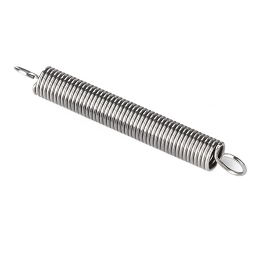 10pcs 304 Stainless Steel Tension Springs, Extension Spring Double Coil Springs Wire Dia 1.5mm, Flexible Spring Coils(1.5 x 12 x 80mm)