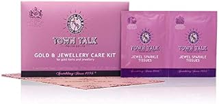 Town Talk Gold & Jewellery Care Kit- Polishing Cloth & Cleaning Sachets