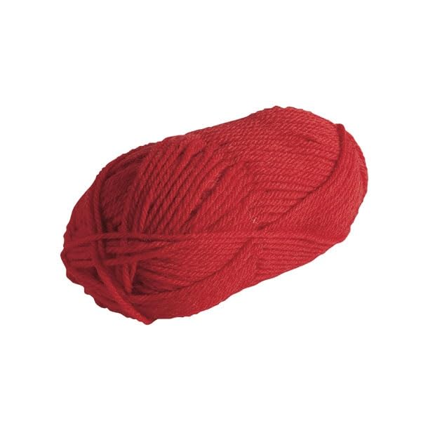 Image of Knit Picks Wool of the Andes Red 100% Wool Yarn Pack for Knitting | 10 skeins (500g total) of soft worsted weight crocheting yarn in Red color, good for felting.