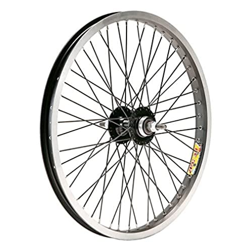 Roue arrière BMX 20 en aluminium Gurpil 64240 ultra résistante avec axe 14mm anti torsion