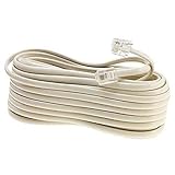  Takestop® alargador Cable Teléfono 5 metros hilo telefónico RJ11 6p4 C macho hembra Teléfono Módem ADSL fax Internet