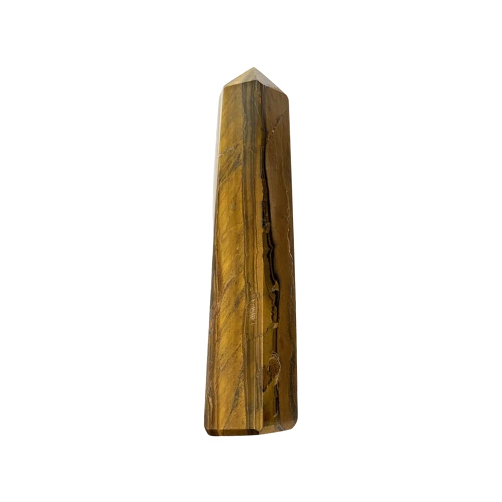 VIE Obelisk Tower, 10x2x2cm, Tiger's Eye