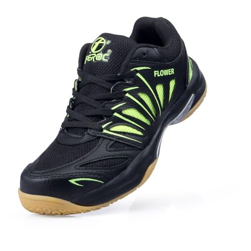 Image of FEROC Kids Badminton Shoes (Non Marking) Active Grip Lightweight & Durable Sole for Boys Girl Kids