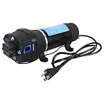 Amarine Made AC 110V Self Priming Water Pressure Diaphragm Pump 17LPM/4.5GPM AMPS:1.0A,MAX.AMPS:1.8A Press Setting:40PSI… - Image 2