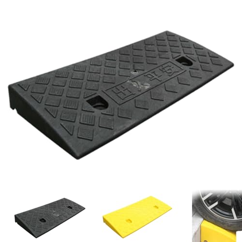 Caoutchouc De Trottoir, Rampe De Seuil pour Marche Hauteur 5-13 Cm, Rampe De Bordure pour Trottoirs, Voitures, Camions, Accès, Vélos, Motos, Chiens, Fauteuils Roulants Options bicolores et five taille
