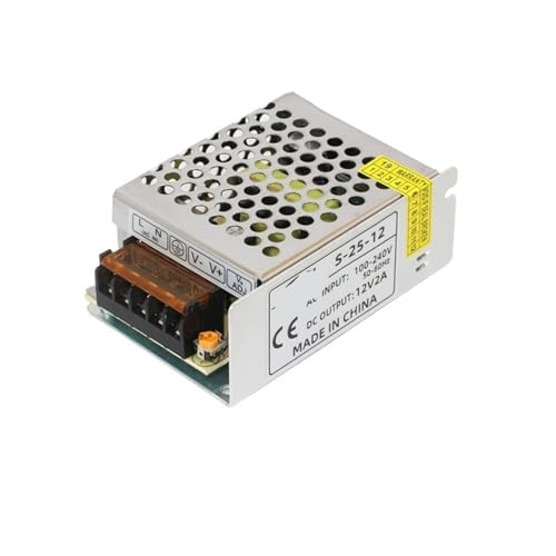 Transformateur 12V 2A 25W à haute efficacité pour boîte à lumière LED stable