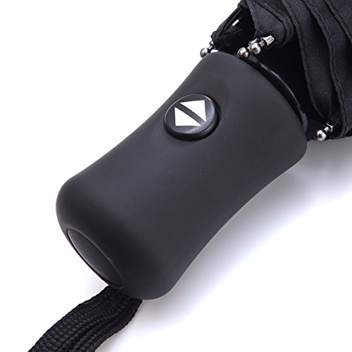 Loiina Regenschirm Taschenschirm Windproof Sturmfest bis Winddichter Doppel Baldachin Auf-Zu-Automatik 8 Edelstahl-Rippen UV-Schutz Leicht Kompakt Stabiler 5