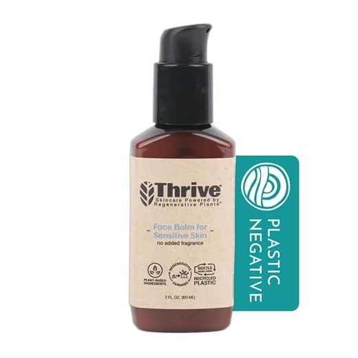 THRIVE All Natural Face Cream for Sensitive Skin – Facial Moisturizer Restores, Protects Skin & Helps Soothe Irritation – Face Lotion for Women & Men Made in USA with Natural & Organic Ingredients