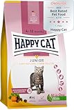 Happy Cat Junior Land Geflügel M - Trockenfutter für Junge Katzen ab dem 4. Monat - 10kg
