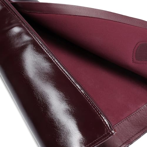 DREAM PAIRS Women's Knee High Boots Chunky Heel Square Toe Tall Boot for Women with Side Zipper,Size 6.5,Burgundy,DWUMKB2509