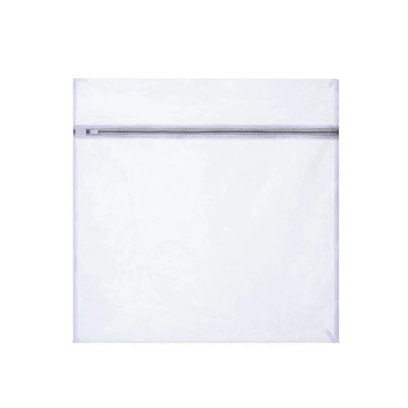 White Large Washing Laundry Bag Mesh Organizer Net Dirty Bra Socks Underwear Shoe Storag Wash Machine Cover Clothes(Coarse net 60x60cm)
