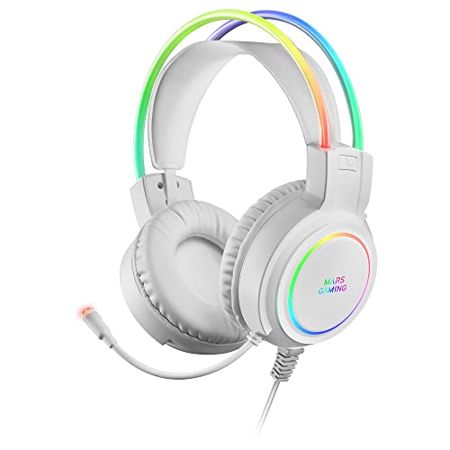 MARS GAMING Auricular MHRGB White