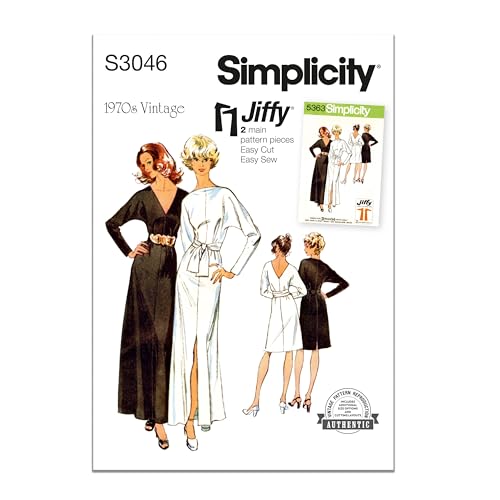 Simplicity SS3046K5 Misses' Vintage 1970's Jiffy...