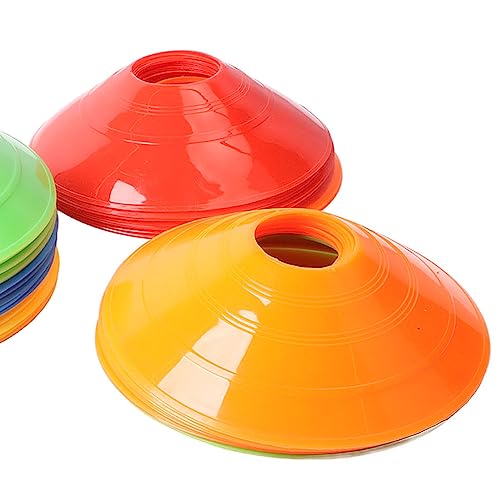 Cônes de football en matériau PE durable pour parcours d'agilité avec sac de rangement